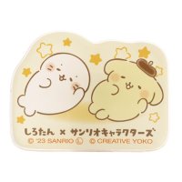 cinemacollection/サンリオキャラクターズ クリップ アクリルクリップ シロタン ポムポムプリン B サンリオ エムプラン かわいい キャラクター グッズ /505817260