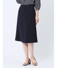 m.f.editorial/エムエフエディトリアル m.f.editorial ストレッチウォッシャブル フレアースカート 紺(セットアップ可能) レディース スーツ スカート ビジネス /505818334