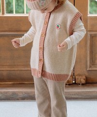 aimoha/アイモハ aimoha 【aimohaーKIDSー】韓国子供服 前あきかわいいニットベスト/505818359