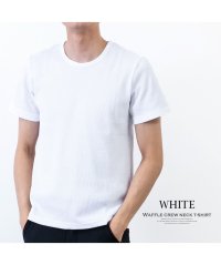  GENELESS/Ｔシャツ 半袖 メンズ サーマル クルーネック ワッフル 綿 シンプル トップス カットソー 全4色 28401 tシャツ Tシャツ 半袖Ｔシャツ 無地/505818409