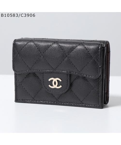 セール】シャネル CHANEL CHANEL 三つ折り財布 MATELASSE マトラッセ 