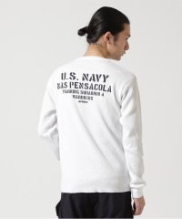 AVIREX/LONGSLEEVE WAFFLE T－SHIRT U.S.NAVY / 長袖 ワッフルTシャツ ユーエスネイビー / AVIREX /505821839