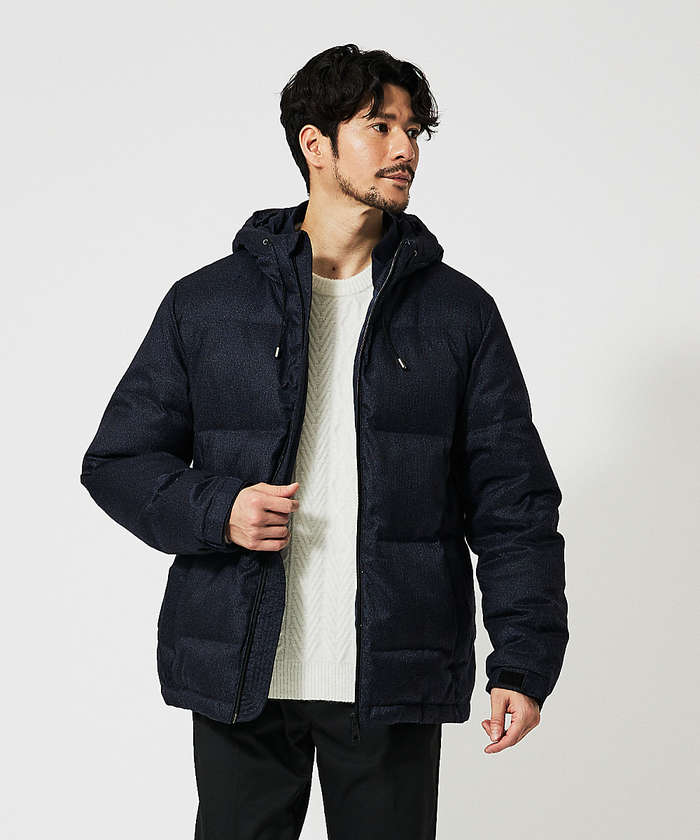 アバハウス　ダウン　グレー　L size アバハウス(ABAHOUSE) メンズ ダウンジャケット・ダウンコート