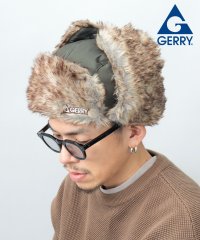 AMS SELECT/GERRY ジェリー フライトキャップ ミックスファー ナイロン 帽子 秋 冬 防寒 アウトドア レジャー 旅行/505798615