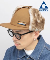 AMS SELECT/GERRY ジェリー ダックキャンバス 平ツバ フライトキャップ イヤーフラップ 耳当て付き アウトドア 旅行 秋 冬 防寒/505798616