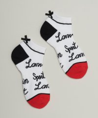 LANVIN SPORT/ロゴジャカードアンクル丈ソックス【抗菌防臭】/505806914