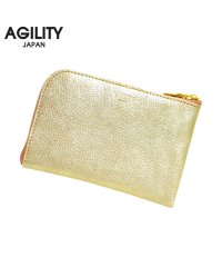 AGILITY/アジリティ AGILITY アジリティ シルバー ゴールド ミドルウォレット 財布 薄い財布 薄型 L字ファスナー ブランド レザー 本革 レディース AGIL/505822287