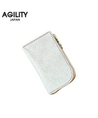 AGILITY/アジリティ AGILITY アジリティ シルバー ゴールド キーケース 小銭入れ付き 4連 本革 日本製 ブランド レディース AGILITY 1622/505822299