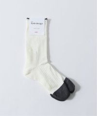 EDIFICE/【THE ROLE DESIGN / ザ ロールデザイン】BICOLOR RIB SOX MENS/505823561