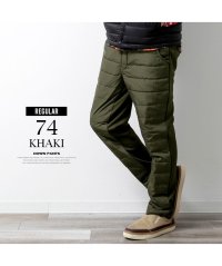  GENELESS/ジェネレス GENELESS 裏起毛 ダウンパンツ メンズ ズボン 暖かい 防寒 細身 スリム 軽い 美シルエット 74.カーキ・テーパード 登山 11.L/グ/504750675