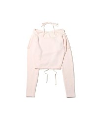 atmos pink/アトモスピンク バックレースアップ フェザーニット/505734719