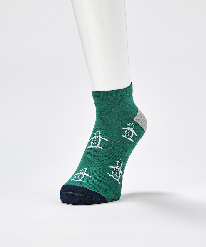 セール 33%OFF】アンクル丈 ペンギン飛び柄ソックス 【返品不可