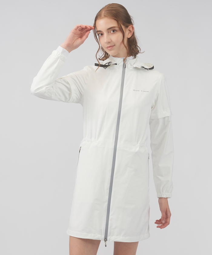 LANVIN SPORT フード付きレインウェア　レディース　メンズ　防寒着 LANVIN SPORT フード付きレインウェアレディースメンズ防寒着