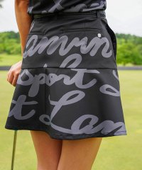 LANVIN SPORT/ロゴプリントフレアスカート/505807070