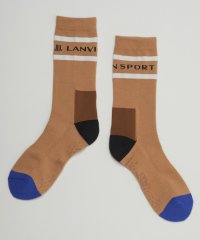 LANVIN SPORT/レギュラー丈ソックス【抗菌防臭/足底パイル/滑り止め】/505807086