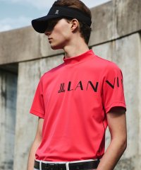 LANVIN SPORT/モックネック半袖シャツ【吸汗/UV/ストレッチ/ECO】/505817164