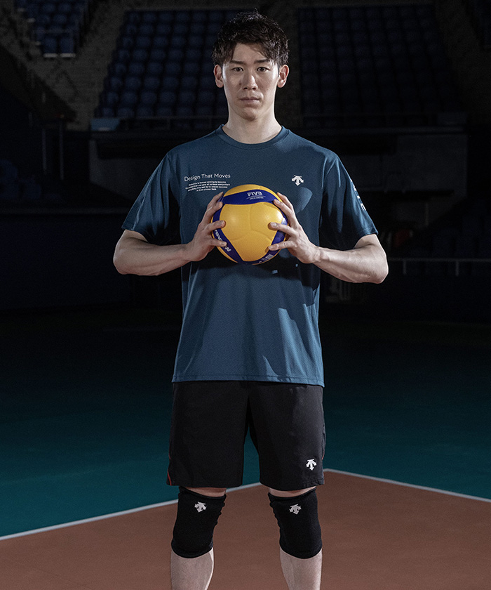 VOLLEYBALL】【石川祐希着用】半袖バレーボールシャツ(505822770 VOLLEYBALL】【石川祐希着用】半袖バレーボールシャツ(505822770