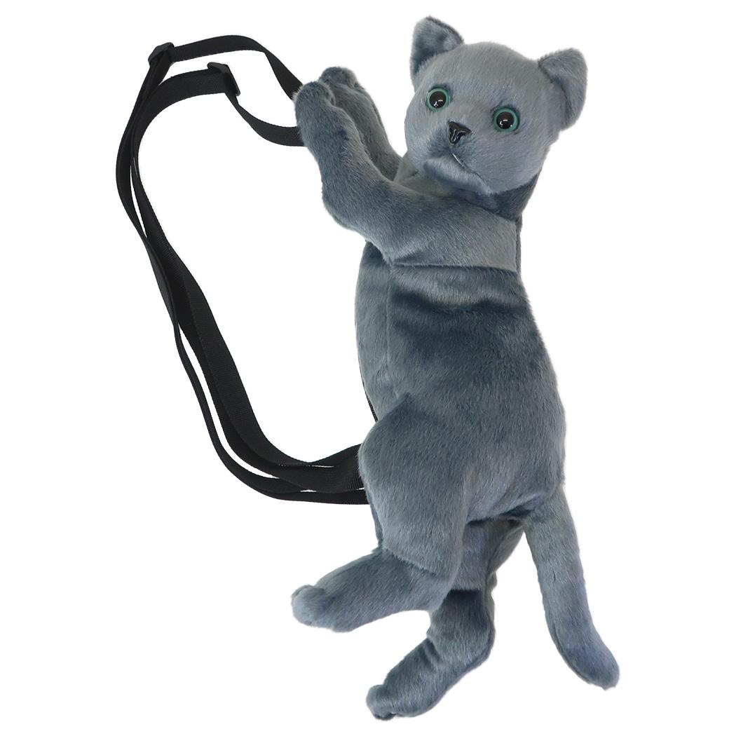 ロシアンブルー 猫型リュック ラグドール 猫 ぬいぐるみ プレゼント 誕生日 ロシアンブルー 猫型リュック ラグドール 猫 ぬいぐるみ