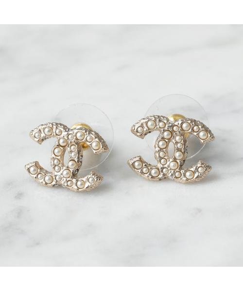 セール】CHANEL ピアス A64766 ココマーク CCマーク パール(505824005 