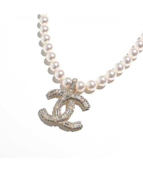 CHANEL ネックレス AB9711 B09591 チョーカー パール(505824026