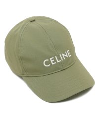 CELINE/セリーヌ 帽子 ベースボールキャップ ロゴ カーキ メンズ レディース ユニセックス CELINE 2AUA1969P 15VG/505824556