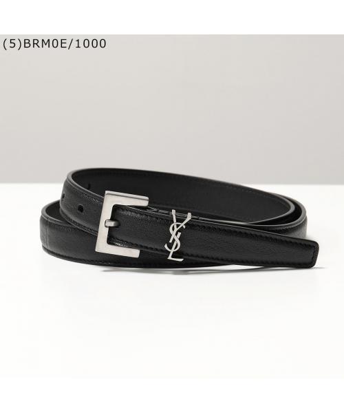 SAINT LAURENT ベルト YSL BELT 2.0 ナローベルト(505824618) | サン