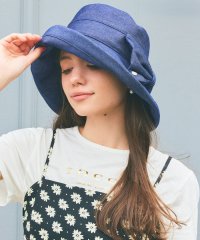 TOCCA/【UV99.9%以上カット・吸水速乾・抗菌防臭・洗える・サイズ調整可】BIG RIBBON WIDE DENIM HAT 帽子/505824632