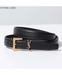 Saint Laurent/SAINT LAURENT ベルト 612616 DTI0W レザー ナローベルト/505824744