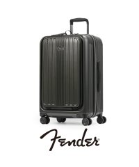 Fender/フェンダー FENDER フェンダー スーツケース Mサイズ 53L/60L 軽量 拡張 中型 フロントオープン 静音キャスター ストッパー USBポート Fe/505824760
