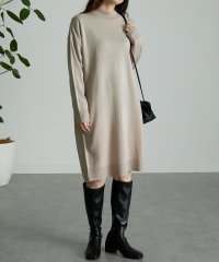 Ranan/ラナン RANAN 洗えるカシミヤタッチニットチュニックワンピースH/505754371