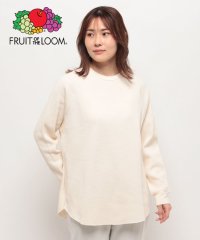 FRUIT OF THE LOOM/FRUIT OF THE LOOM/フルーツオブザルーム　サーマルラグランクルーネックロンT / オーバーサイズ ワッフル生地 ユニセックス/505812693