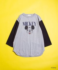 GLOSTER/【GOOD ROCK SPEED/グッドロックスピード】別注ミッキー / プリント ベースボールTシャツ 7分袖 / MICKEY/505821428