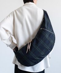 Rocky Monroe/ロッキーモンロー Rocky Monroe ショルダーバッグ 斜め掛け メンズ レディース 鞄 チェック柄 レザー 日本製 国産 牛革 栃木レザー フェス お出/505825931
