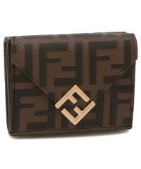 FENDI/フェンディ 三つ折り財布 ミニ財布 ブラウン レディース FENDI 8M0480 ADYM F13VK/505826030