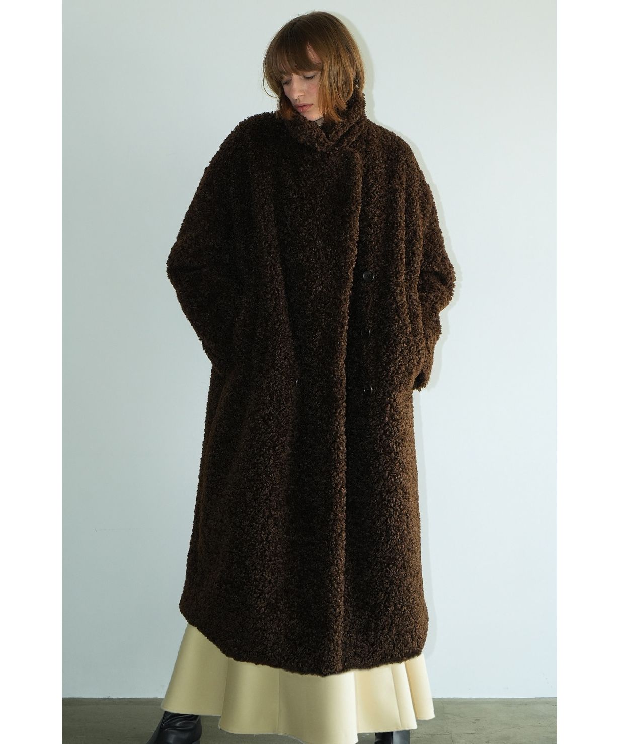 ジャケット・アウター CLANE 23AW  DOUBLE LONG BOA COAT CLANE 23AW DOUBLE LONG BOA COAT