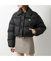 MIUMIU/MIUMIU ダウンジャケット ML719 13FO クロップド モノグラム/505826456