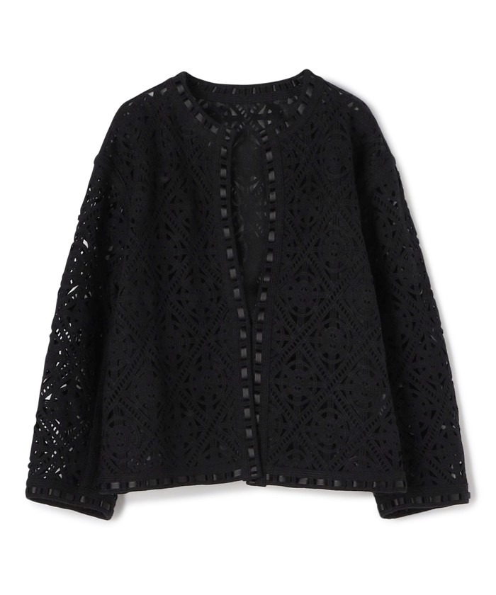 セール 40%OFF】サークルモチーフエンブロイダリー クルーネック セール 40%OFF】サークルモチーフエンブロイダリー クルーネック
