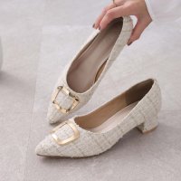 VIVIAN/ヴィヴィアン VIVIAN ポインテッドトゥゴールドモチーフパンプス/505144016