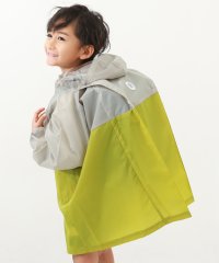 devirock/ランドセル対応 袖丈を調整できる バイカラーレインコート(リフレクター付き) 子供服 キッズ ベビー 男の子 女の子 レインウェア カッパ 新学期グッズ 入園 /505160777