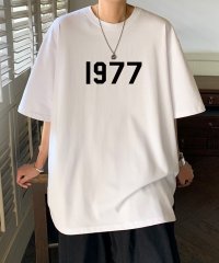 SETUP7/【MAISON CLUB】1977 オーバーサイズロゴ入り半袖Tシャツ KNF037/505818564