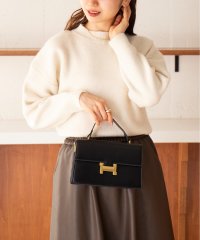 MAISON BREEZE/【MAISON BREEZE】PUレザー Hモチーフ ワンハンドルミニショルダー KNF049/505818665