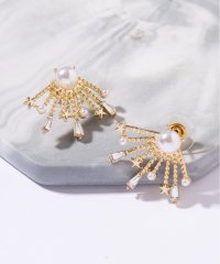 MAISON BREEZE/【MAISON BREEZE】ニュアンスメタル × パール モチーフピアス KNF049/505818677