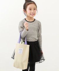 devirock/洗える ワッフル 配色持ち手付き シューズバッグ 子供服 キッズ 女の子 バッグ シューズバッグ 新学期グッズ 入園 入学 通園 通学 習い事/505824877