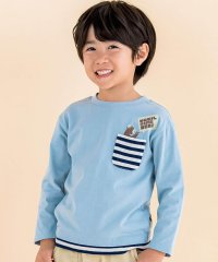 Noeil aime BeBe/天竺ボーダー重ね着風Tシャツ(80~130cm)/505825064