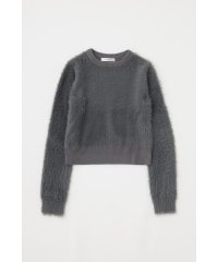 moussy/CROPPED SHAGGY KNIT トップス/505826693