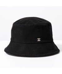 CHANEL/CHANEL バケットハット AA9467 B14136 ゴートスキン レザー/505827095