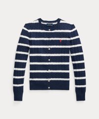 POLO RALPH LAUREN/(ガールズ 7才～16才)ストライプド ミニケーブル コットン カーディガン/505827451