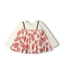 Kids Zoo/【子供服】 kid´s zoo (キッズズー) 花柄キャミ風ドッキング長袖Ｔシャツ 80cm～130cm W22801/505827929