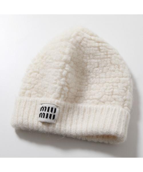 セール 8%OFF】MIUMIU ニット帽 5HC327 2CNN ビーニー ロゴ セール 8%OFF】MIUMIU ニット帽 5HC327 2CNN ビーニー ロゴ