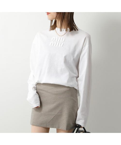 MIUMIU Tシャツ MJL862 1YXT ロゴT(505827992) | ミュウミュウ MIUMIU Tシャツ MJL862 1YXT ロゴT(505827992) | ミュウミュウ